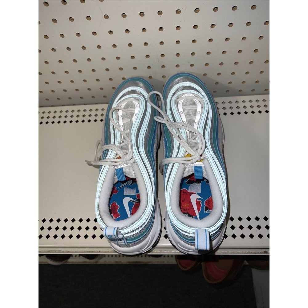 Nike Air Max 97 Spring Floral Mens Athletic Shoes Sneakers Size 10.5 DQ7644-100 - Picture 2 of 8